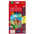 Lapis de Cor da Faber Castell 12 cores
